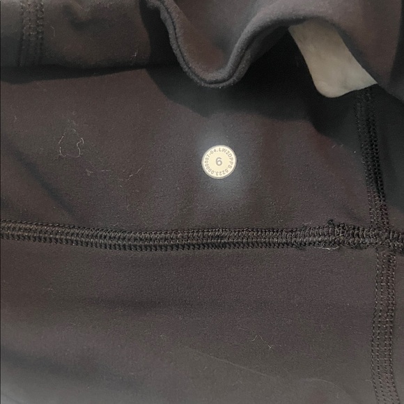 Lululemon Athletica Asymmetric Black Sports Bra - Picture 3 of 3